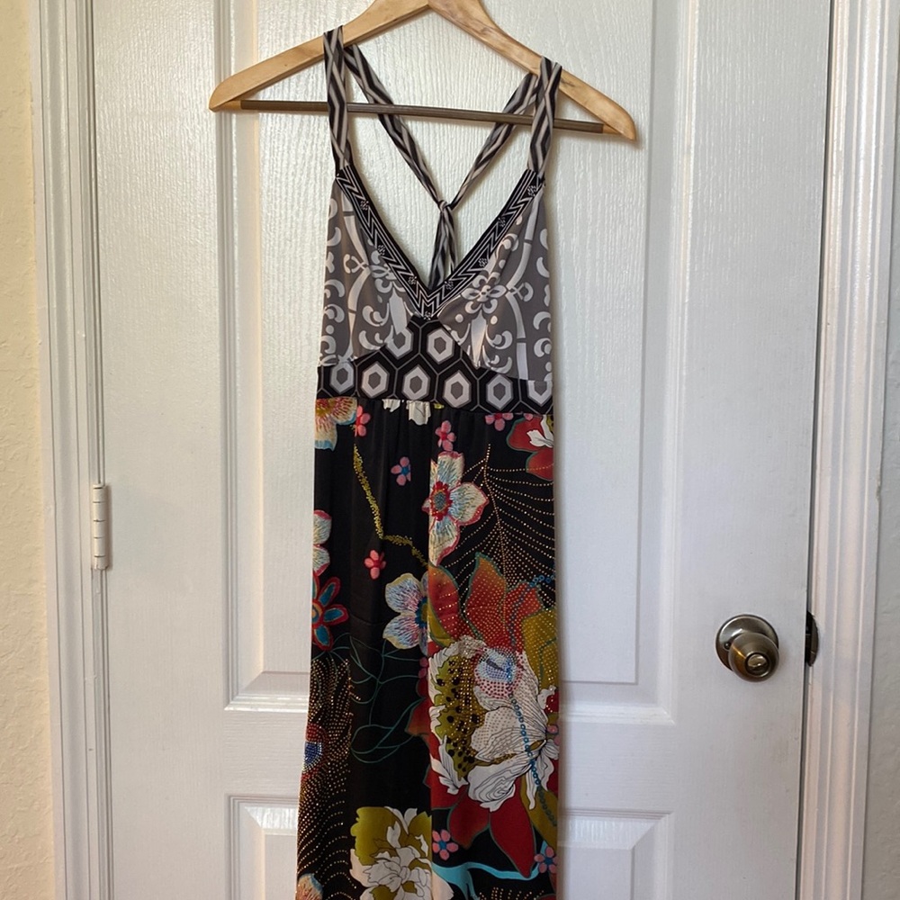 Dressy Hale Bob Cabana Silk Maxi Dress